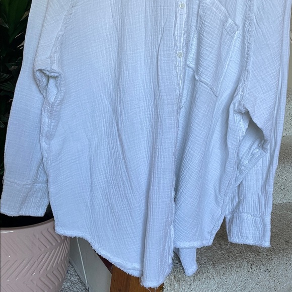 Aerie Gauzy Knit Waffles Layering Shirt - Picture 6 of 15